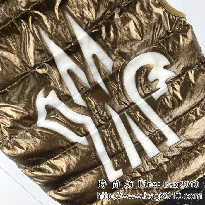 MONCLER蒙口 2018年秋冬新款 最輕最保暖 男款羽絨馬甲 採用90%國標白鵝絨 背後透明Logo大標 ydi2299